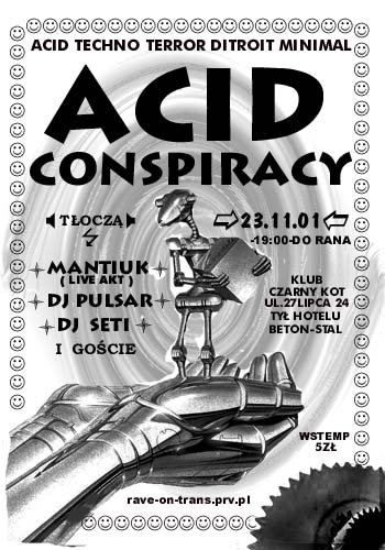 Rave on Trans - Acid Conspiracy - Plakat