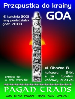 Rave on Trans - Pagan Trans - Plakat